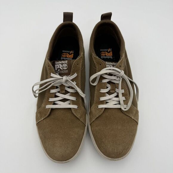 Timberland Mens 8 PRO Berkley‎ Oxford Composite Safety Toe Brown camel suede main image 6